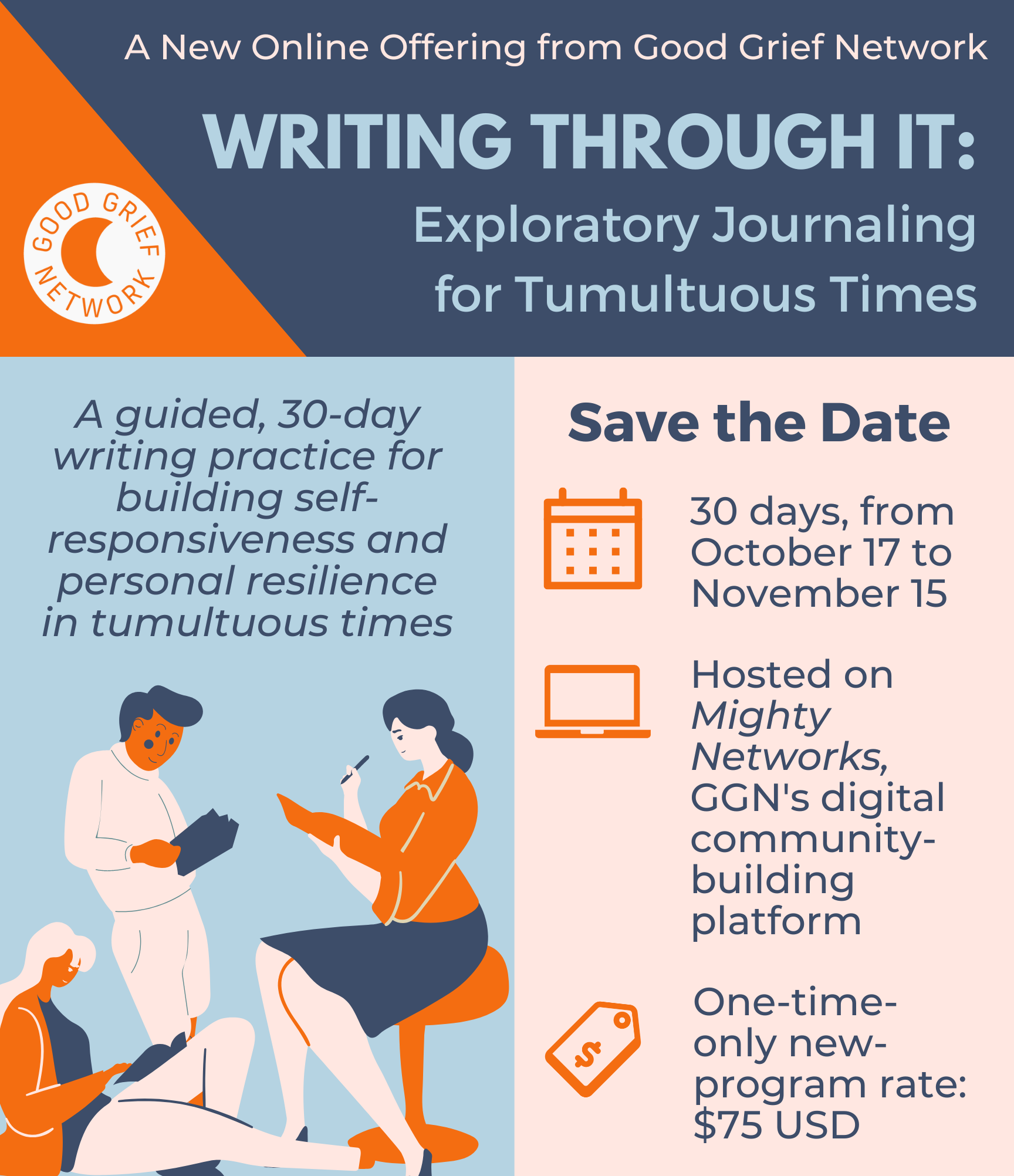 Journaling Program - marketing flyer